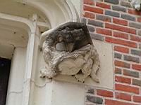 Blois, Chateau, Aile Louis XII, Cul-de-lampe, Dragon (1)